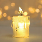LED Electronic Flameless Candle – Warm Light Battery Operated