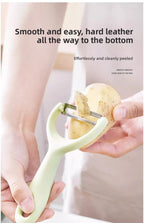 Stainless Steel Vegetable & Fruit Peeler with PP Handle – Multi-Purpose Kitchen Peeling Tool