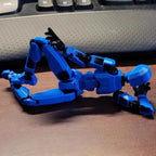 3D Printed Multi-Jointed Action Figure Poseable Robot Toy for Kids & Adults
