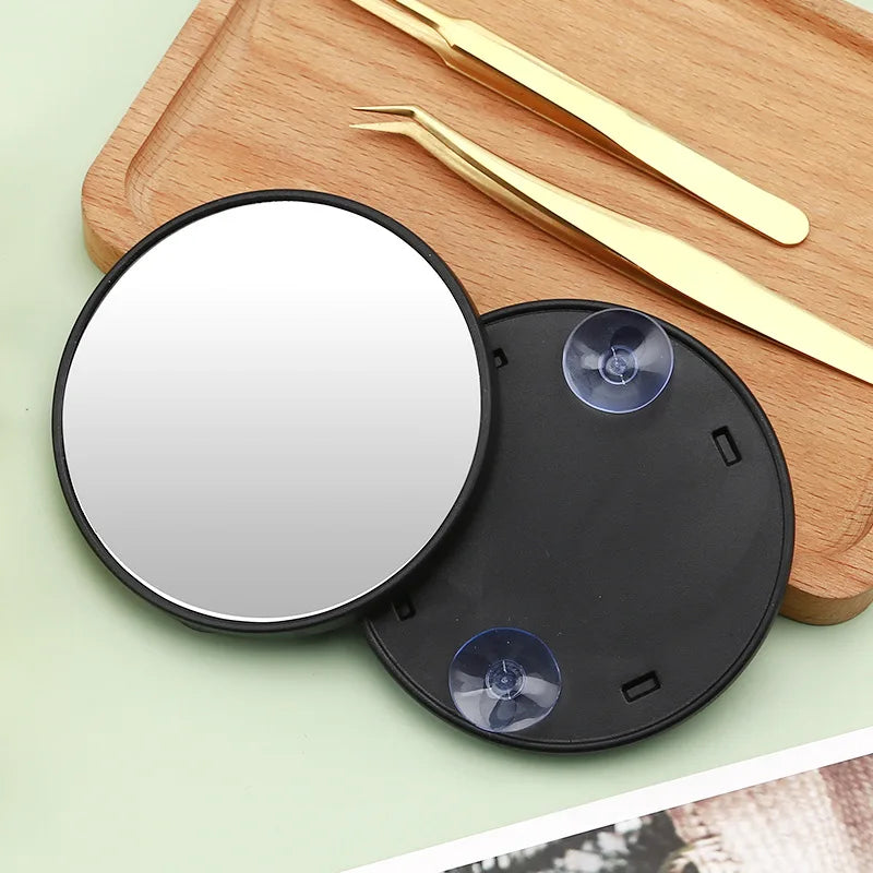 8.8CM 5X/10X/15X Magnifying Mirror with Suction Cup for Makeup, Shower & Bathroom