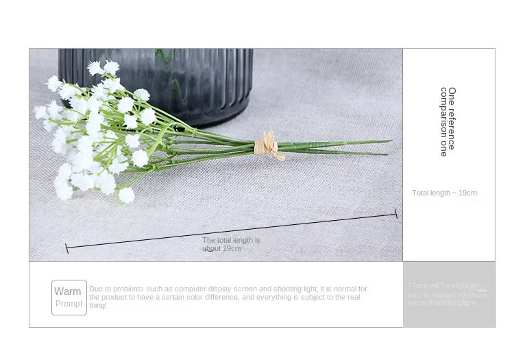 Artificial Silk Gypsophila Flower Indoor Bridal Shower & Event Decor