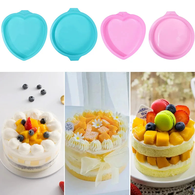 Eco-Friendly Silicone Round Cake Mold – Heat Resistant & Durable