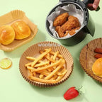 Air Fryer Disposable Parchment Paper – Non-Stick, Eco-Friendly Liners