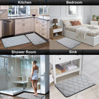 Homaxy Memory Foam Bath Mat – Soft Non-Slip Absorbent Bathroom Rug