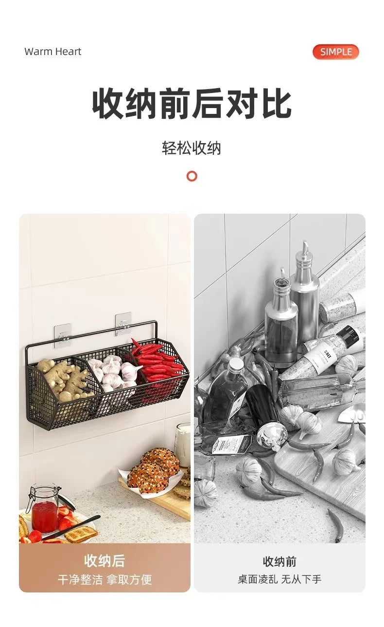 Modern Style Stainless Steel Kitchen Organizer / Storage Accessory