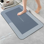 Diatomaceous Earth Bath Mat – Super Absorbent, Non-Slip, Fast Drying Floor Mat for Bathroom