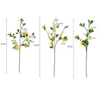 Artificial Lemon Branch European Style Decor