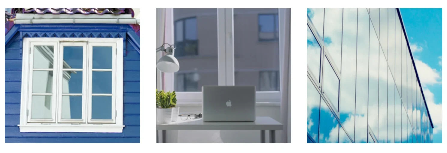 Silver One Way Mirror Window Film Heat Insulation Glass Tint