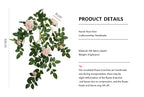 66cm Artificial Silk Rose Vine Indoor Wedding & Party Decor