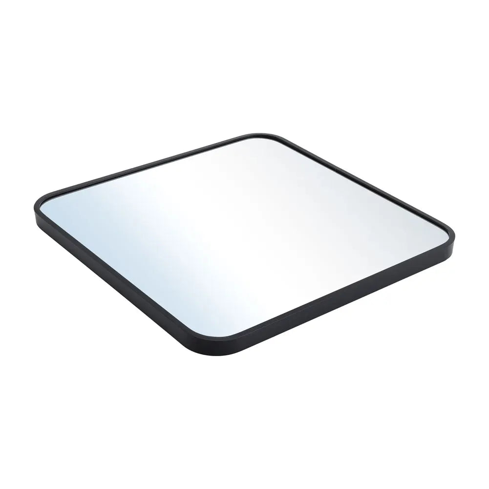 Modern Square Wall Mirror with Aluminum Alloy Frame Bathroom Decoration