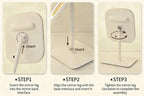 Niche Modern LED Makeup Mirror with Touch Control and Three Light Colors