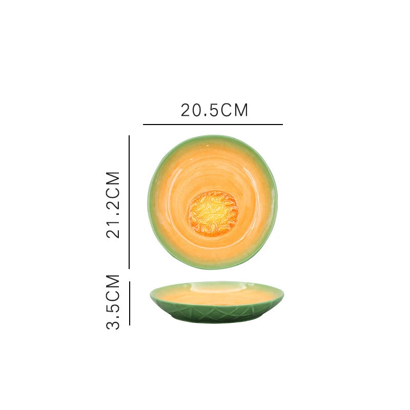 jacffur Solid Ceramic Bowl – Minimalist Durable Kitchen Tableware Dish