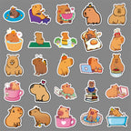 Cute Cartoon Animal Paper Stickers – 50-Pack Waterproof Decals