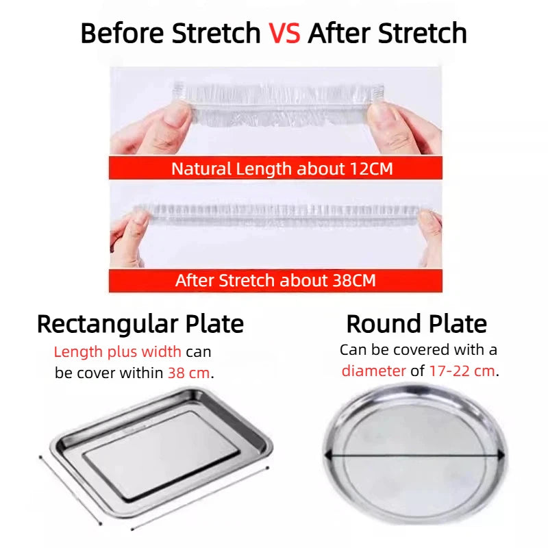 PE Vacuum-Sealed Bowl Covers – Food Freshness & Multi-Purpose Use