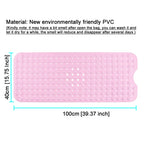 40x100cm Anti-Slip Bathtub Mat PVC Kids Elder Shower Rug