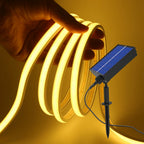 Solar COB LED Strip Light 320 LEDs/m Warm/Natural/Cold White IP67 Waterproof