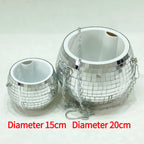 Disco Ball Self-Watering Hanging Planter Pot