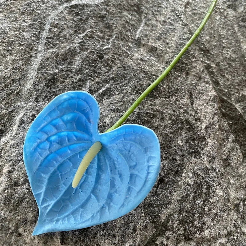 3D Printing Anthurium Artificial Flower – Wedding & Home Decor, 33cm Faux Palm