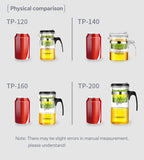 1.0L Transparent Heat-Resistant Glass Pot – Manual Blow Molded