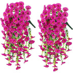 1pcs Artificial Morning Glory Wall Hanging – 75cm