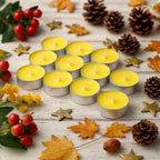 24-Pack Vanilla Cream Scented Tealight Candles – Relaxing & Aromatic