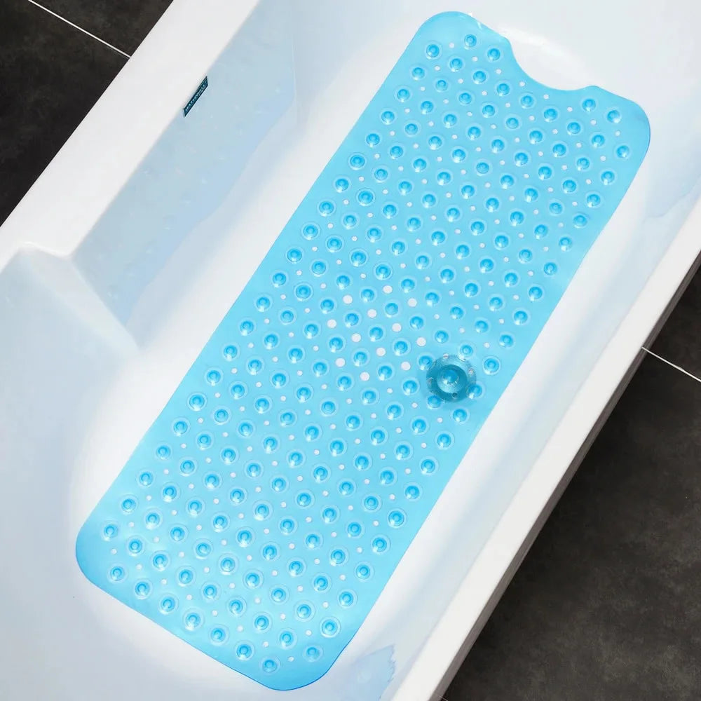 40x100cm Anti-Slip Bathtub Mat PVC Kids Elder Shower Rug