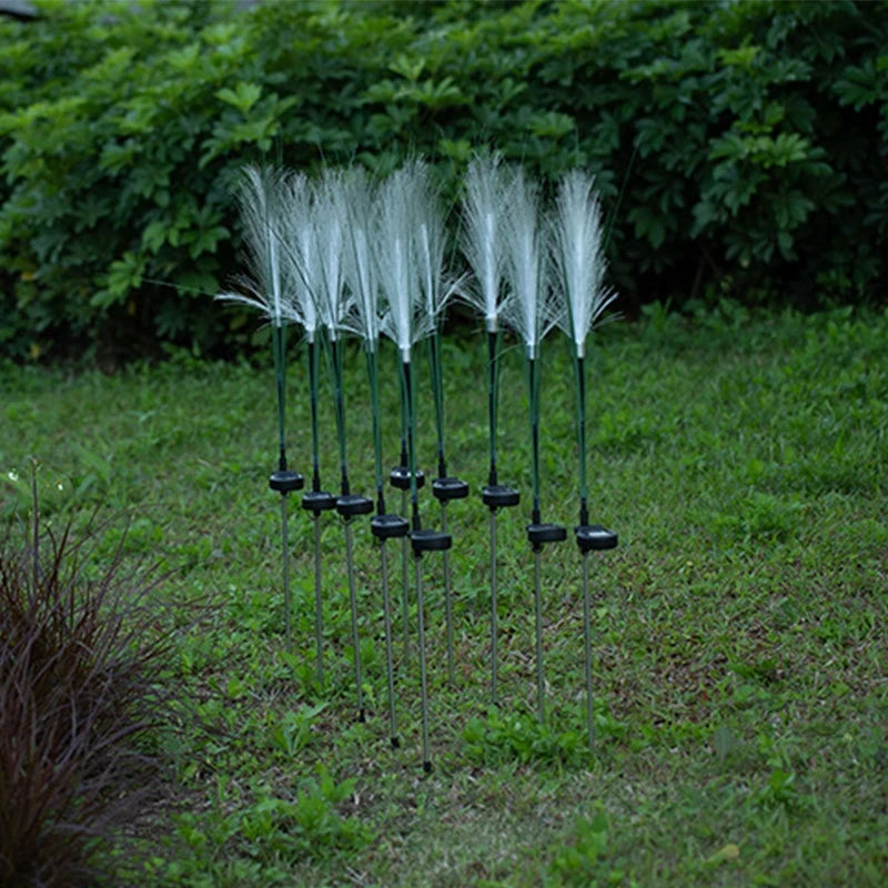 Solar Fiber Reed Light 5m IP65 Waterproof Outdoor Garden Decor