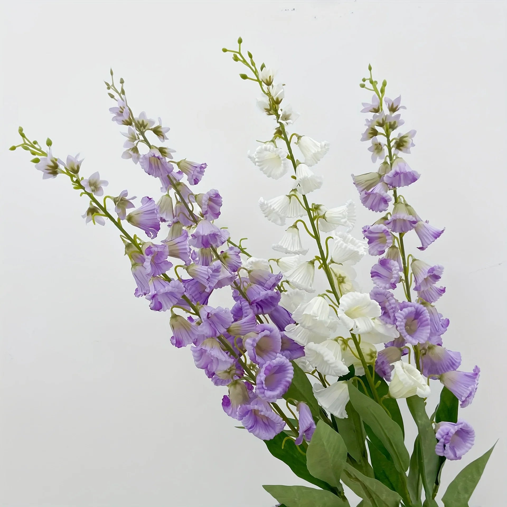 Silk White Lily of the Valley Flower Branch