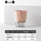 Transparent Self-Watering Hydroponic Plant Pot