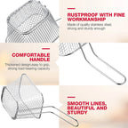 Eco-Friendly Stainless Steel French Fry Basket – Safe & Durable
