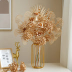 67–84cm Golden Artificial Leaf Branch Wedding & Home Decor