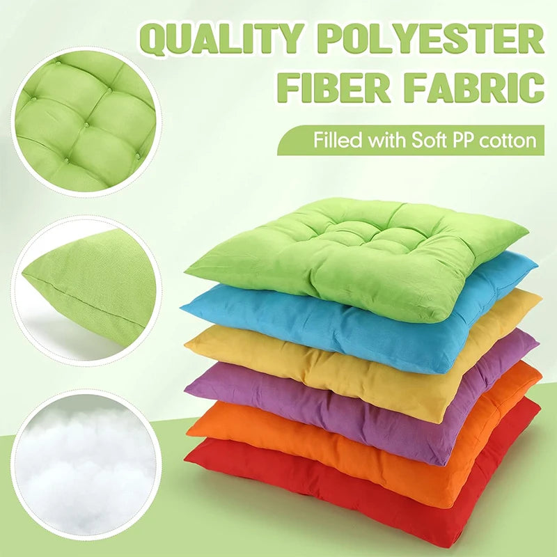 Memory Cotton Seat Cushion Rectangle Polyester Nonwoven Dining Chair
