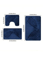 Fashion Soft Microfiber Bath Rug – Non-Slip Quick Dry Absorbent Bathroom Mat