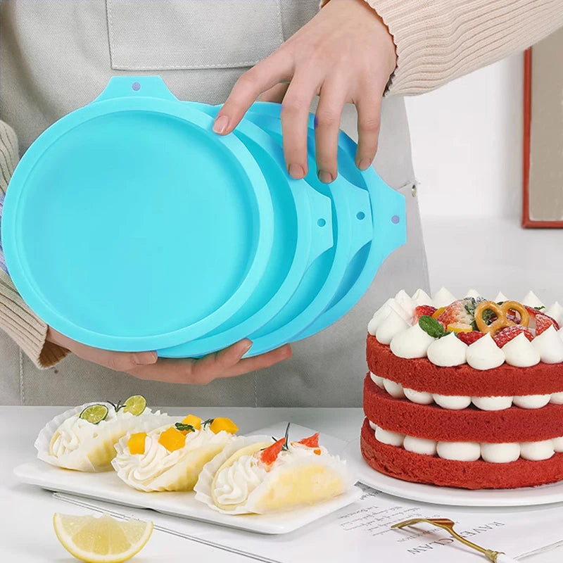 Eco-Friendly Silicone Round Cake Mold – Heat Resistant & Durable
