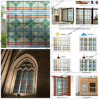 3D Matte Privacy Window Film Frosted Static Cling Glass Cover