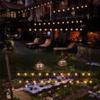 Solar LED Ball String Lights 5M IP65 Waterproof Holiday Decor