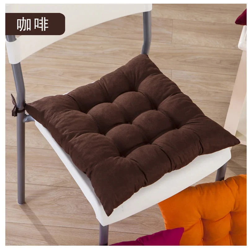 Square Anti-Decubitus Seat Cushion – Handmade Cotton Chair Pad