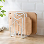 Aluminium & Iron Pot Lid Holder – Waterproof Kitchen Organizer