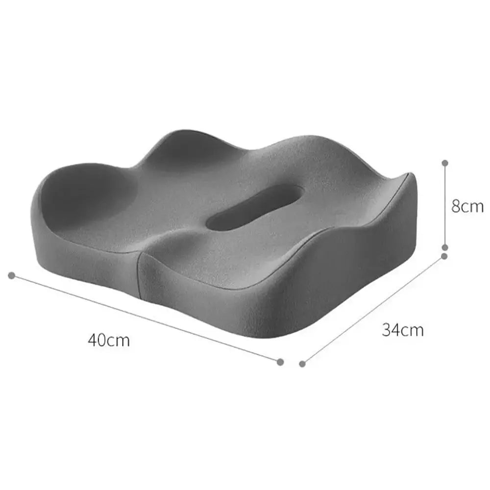 Memory Foam Coccyx Cushion – Ergonomic Seat Pad for Comfortable Sitting