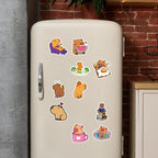 Cute Cartoon Animal Paper Stickers – 50-Pack Waterproof Decals