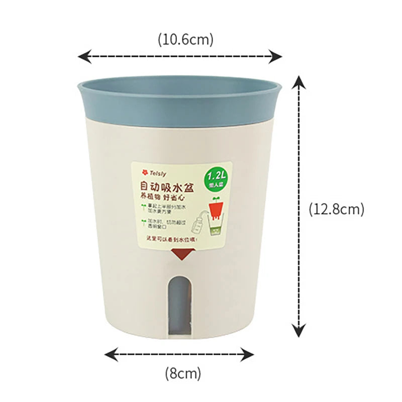 Double Layer Self-Watering Hydroponic Flower Pot