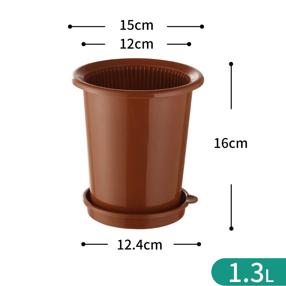 Double Layer Mesh Orchid Pot with Drainage Holes