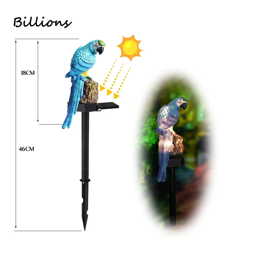 Solar LED Lawn Light 5m IP55 Waterproof Warm White Outdoor Decor
