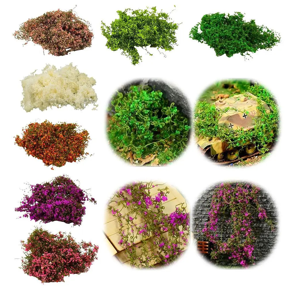 Simulated Micro-Landscape Mini Tree – Silk & Sponge