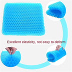 Gel Seat Cushion Honeycomb Non-Slip Ergonomic Back Tailbone Support