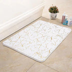 Modern Rectangle Washable Floor Mat – Non-Slip Bathroom, Bedroom & Living Room Rug