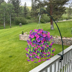 1pcs Artificial Morning Glory Wall Hanging – 75cm