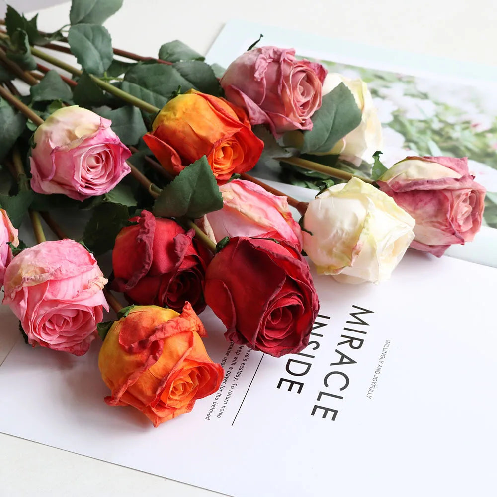 Artificial Silk Rose Flower Indoor Bridal Shower & Event Decoration