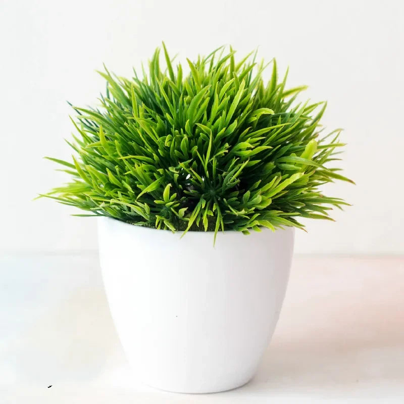 Artificial Bonsai Small Tree  Desktop Potted