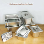 304 Stainless Steel Food Storage Pan – Durable Buffet & Kitchen Use